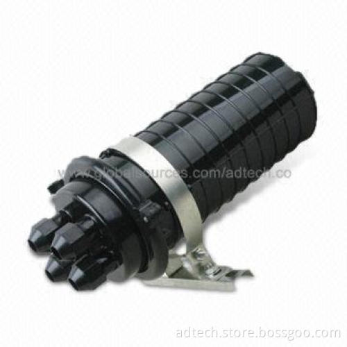 Fiber Splice Closure, Suitable for Aerial, Duct and Wall-mounted, or Buried Applications